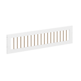 3/4 Safety Rail with, White/Oak FLEXA SAFETYRAIL safety-rail-front-w-bars-oak-birch-f-wht-3-4-200-cm   200 flexa-com.myshopify.com