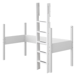 Straight Ladder and Legs for High Bed, 90x200 cm, White LADDER_LEGS rails-ladder-and-legs-for-high-bed-white-white-1  flexa-com.myshopify.com