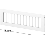 Safety Rail, 1/2, White SAFETYRAIL safety-rail-front-for-slide-w-crossbars-f-wht-1-2-200-cm  flexa-com.myshopify.com