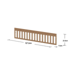 Baby Safety rail, 140x70 cm, Oak SAFETYRAIL safety-rail-for-baby-bed-1272x235x15-oak-clear-lacq  flexa-com.myshopify.com