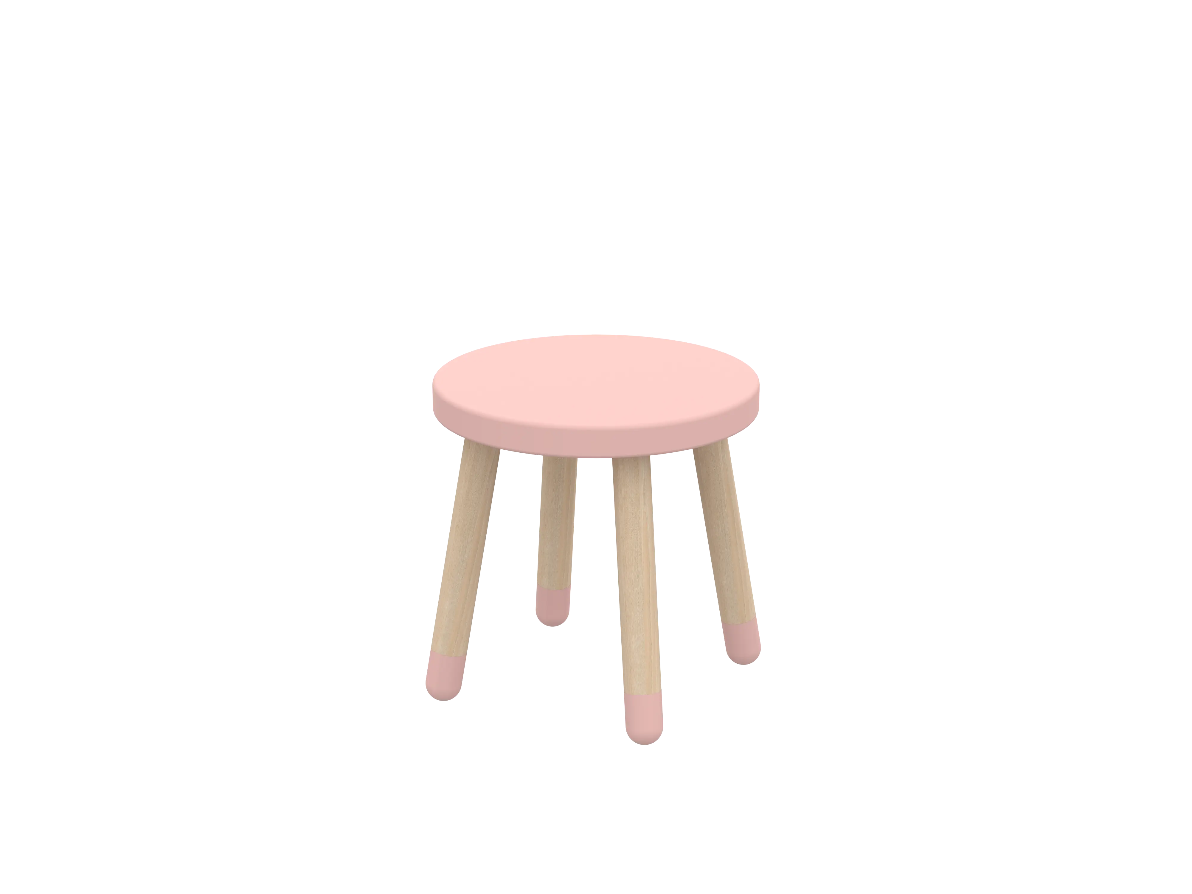 DOTS Kids Stool, Blushing Pink CHAIR stool-dots-blushing-pink  flexa-com.myshopify.com