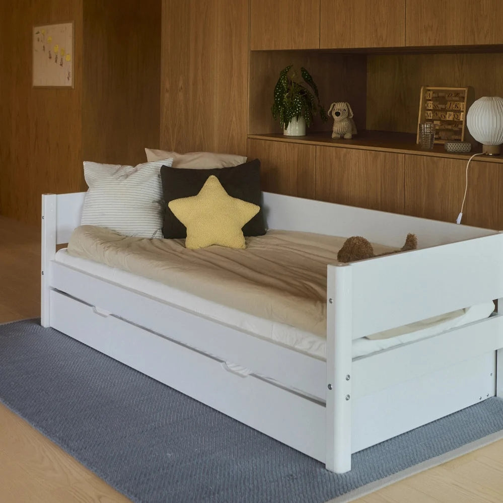 FLEXA Pull-out Bed, 90x190 cm, White, view 2