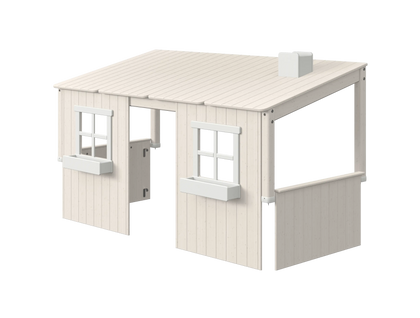 FLEXA House for Single and Midsleeper Beds. White