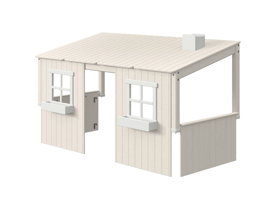 FLEXA House for Single and Midsleeper Beds. White