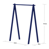 Clothes Rack, Blue/Pine ACCESSORIES clothes-rack-sapphire-blue  flexa-com.myshopify.com