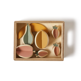 Fruits, 7 pcs, Handpainted PLAY fruits-multicolors-natural-wood  flexa-com.myshopify.com