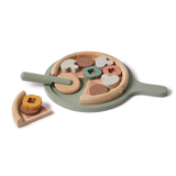 Pizza, 5 slices, Handpainted PLAY pizza-multicolors-natural-wood  flexa-com.myshopify.com