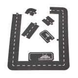 Car Tracks, 22 pcs, Handpainted PLAY car-tracks-multicolors-natural-wood  flexa-com.myshopify.com