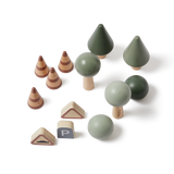 Accessories for Car Tracks, 13 pcs, Handpainted PLAY accessories-for-car-tracks-multicolors-natural-wood  flexa-com.myshopify.com