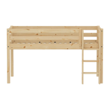 Mid-High Bed with Safety Rails, 90x200 cm, Pine MID_HIGH-BED fr51-mid-high-bed  flexa-com.myshopify.com