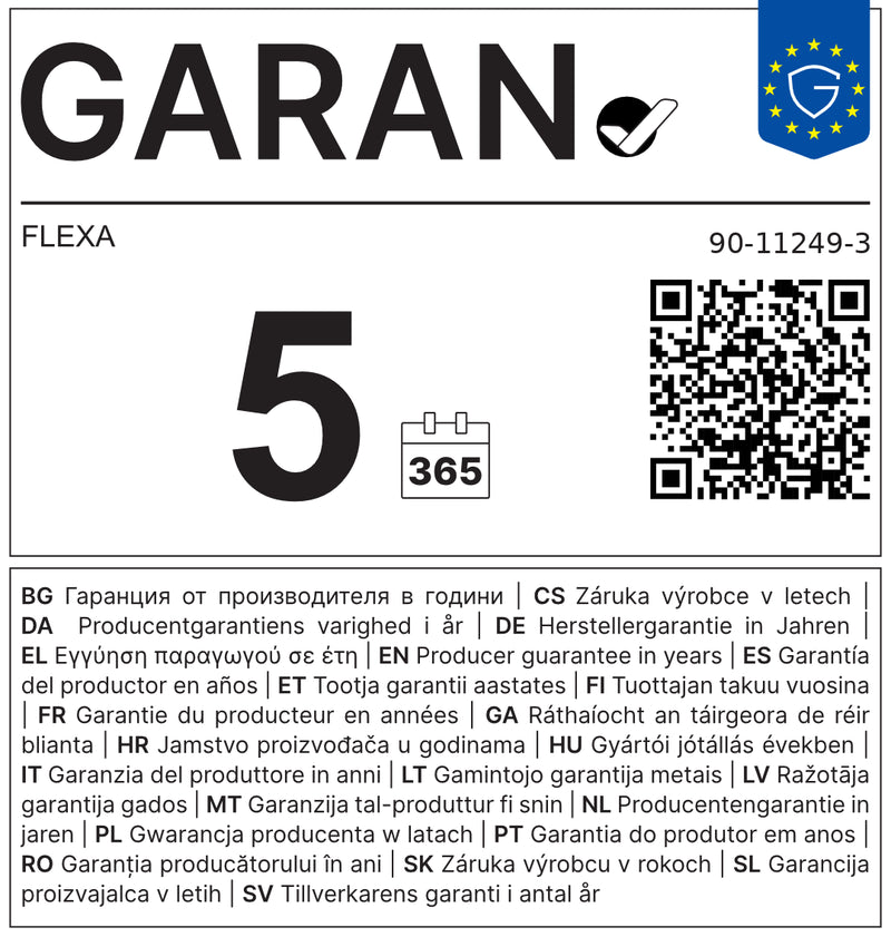 90-11249-3 GARAN label