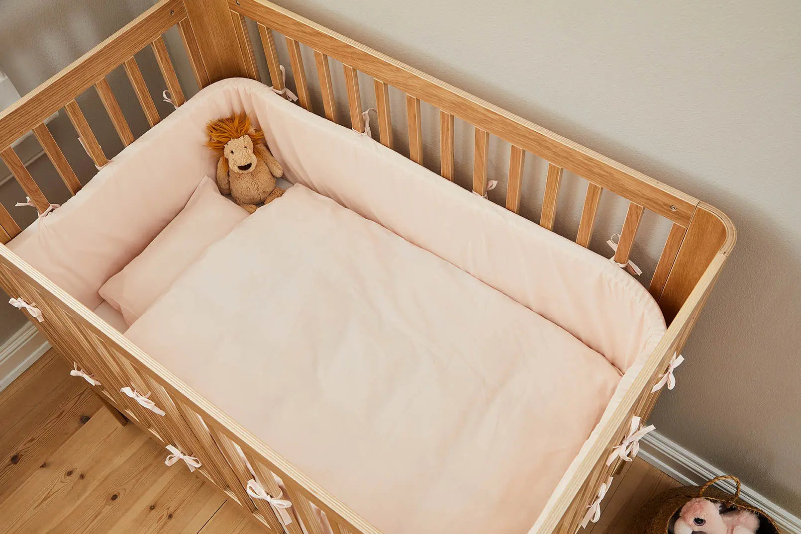 Bed Bumper, 120x70x30 cm, Rose TEXTILE ACTIVE flexa-com.myshopify.com