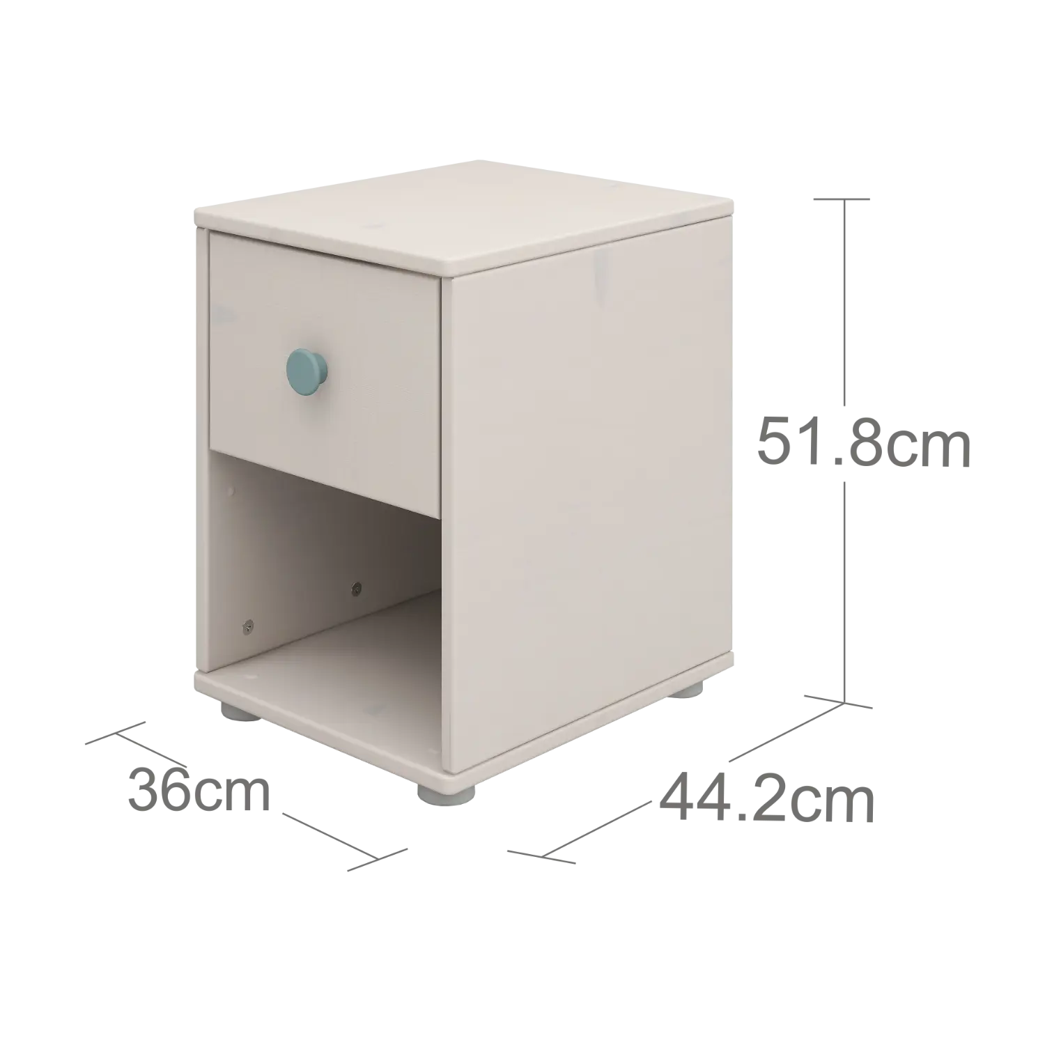 Chest with 1 Drawer, Grey CHEST _badge_last_chance flexa-com.myshopify.com