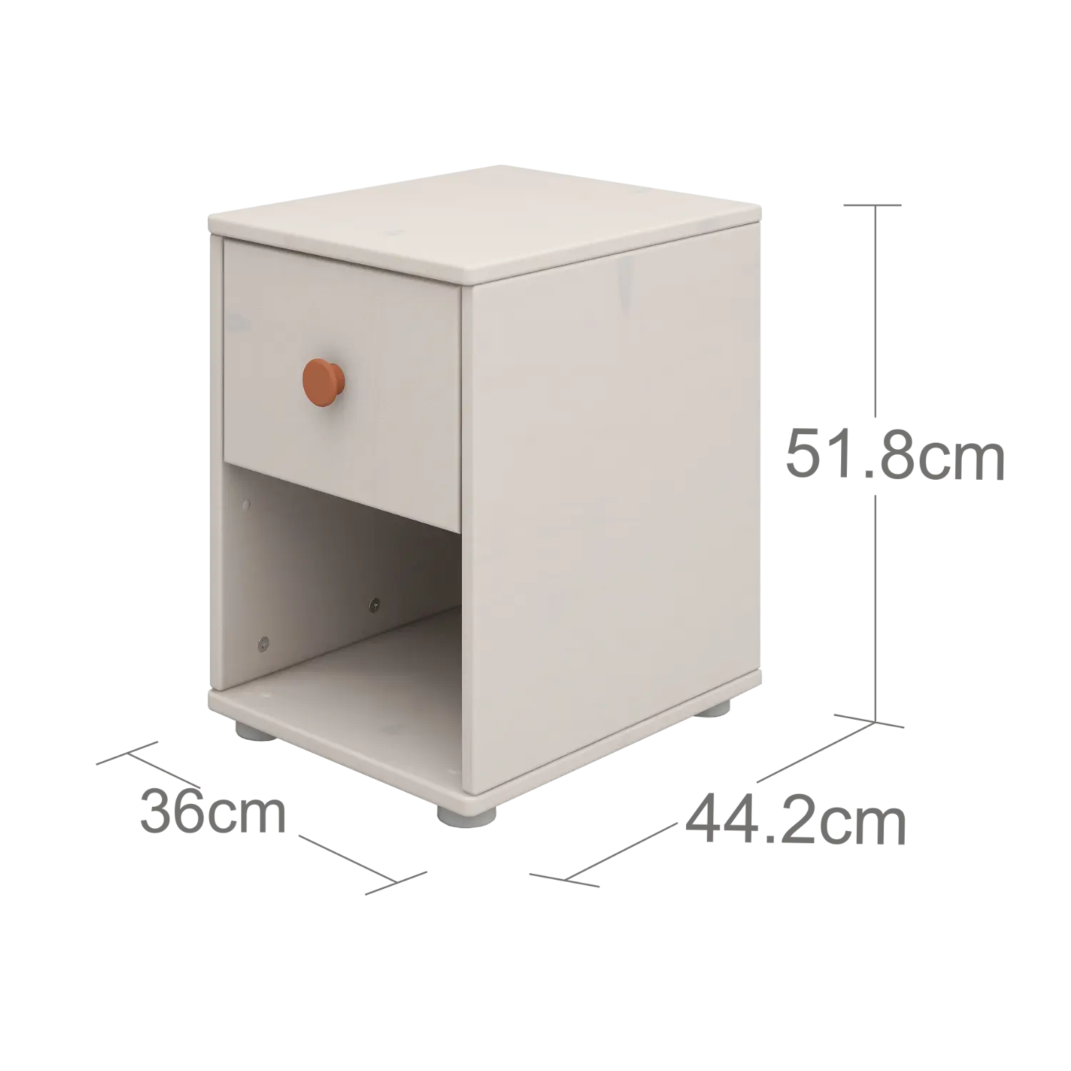 Chest with 1 Drawer, Grey CHEST _badge_last_chance flexa-com.myshopify.com