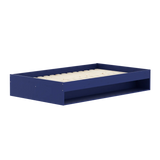 Double Bed with Shelf, 120x200 cm, Blue/Pine  120X200 flexa-com.myshopify.com