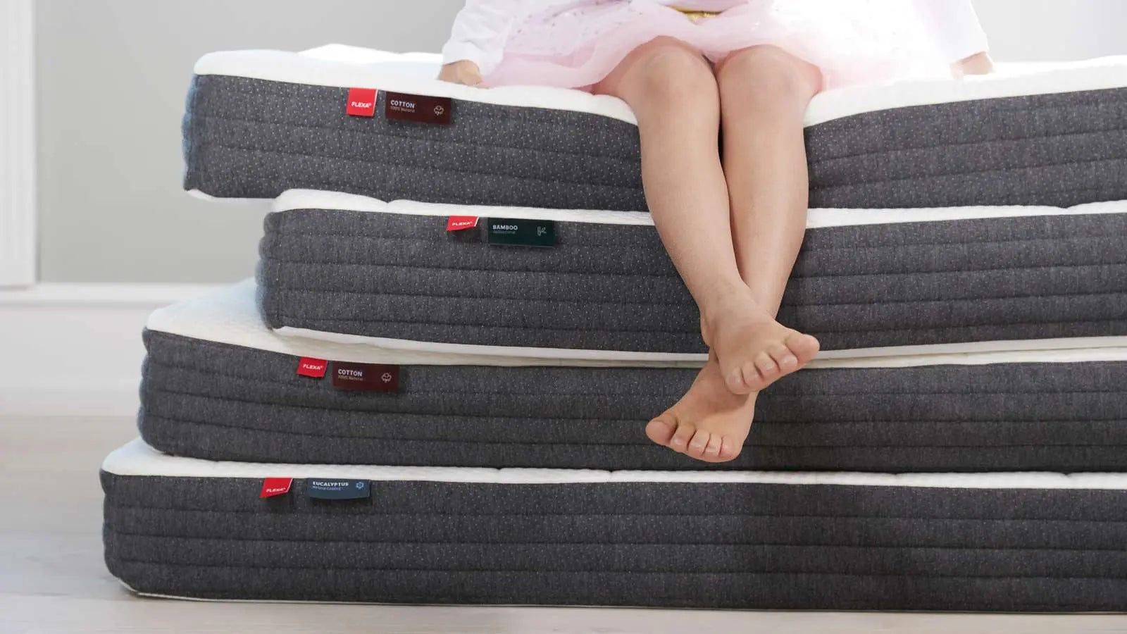 Latex/Foam Mattress, 190X140 Bamboo Cover MATTRESS 190 flexa-com.myshopify.com