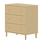 SAGA Chest, 3 drawer, Sand with Grooves CHEST ACTIVE flexa-com.myshopify.com