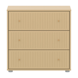 SAGA Chest, 3 drawer, Sand with Grooves CHEST ACTIVE flexa-com.myshopify.com