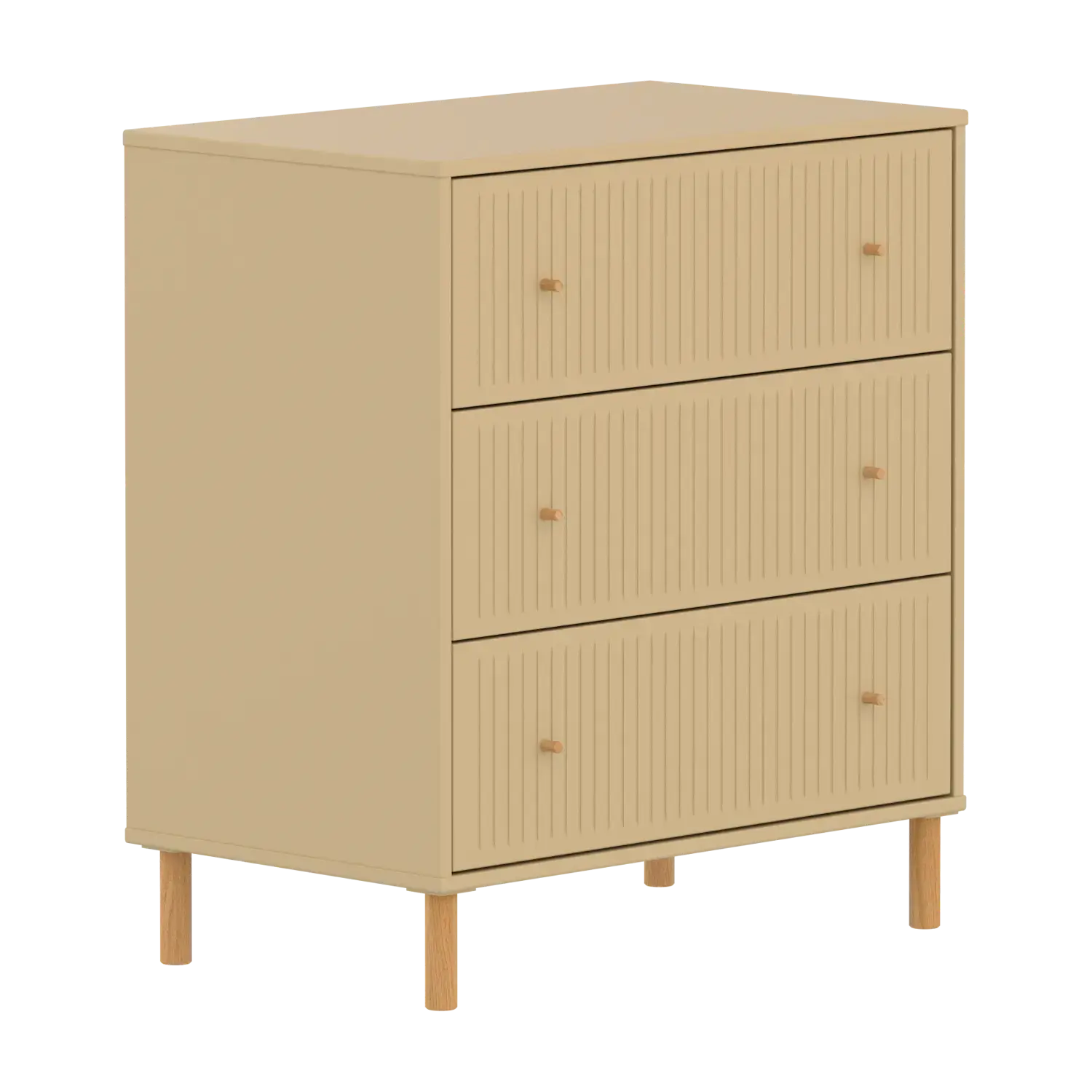 SAGA Chest, 3 drawer, Sand with Grooves CHEST ACTIVE flexa-com.myshopify.com