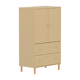 SAGA Cupboard, 2 door & 2 drawer, Sand with grooves CUPBOARD ACTIVE flexa-com.myshopify.com