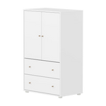 SAGA Cupboard, 2 door & 2 drawer, White CUPBOARD ACTIVE flexa-com.myshopify.com