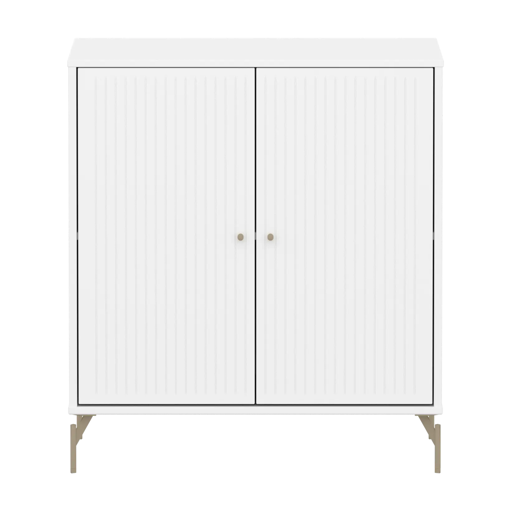 SAGA Cupboard, 2 doors, White with grooves CUPBOARD ACTIVE flexa-com.myshopify.com