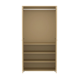 SAGA Wardrobe, 2 door, Sand with grooves WARDROBE _badge_bestseller flexa-com.myshopify.com