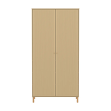 SAGA Wardrobe, 2 door, Sand with grooves WARDROBE _badge_bestseller flexa-com.myshopify.com