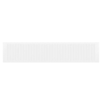Safety Rail, 1/2, White FLEXA SAFETYRAIL safety-rail-front-for-slide-w-grooves-f-wht-1-2-200-cm   200 flexa-com.myshopify.com