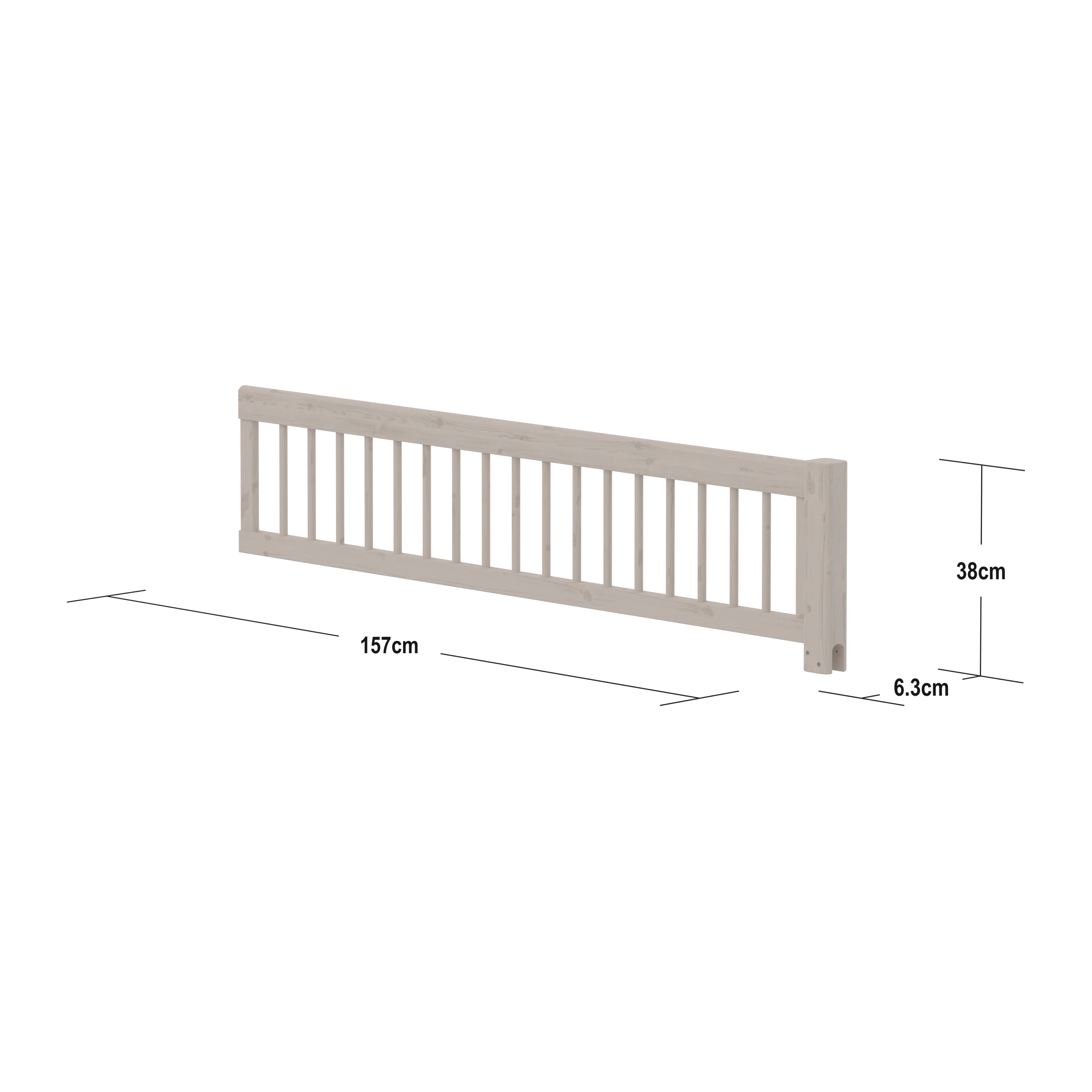 Safety Rail, 3/4, Grey SAFETYRAIL 200 flexa-com.myshopify.com