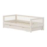 Single Bed with Guest Bed, 90x200 cm, White SINGLE_BED 200 flexa-com.myshopify.com