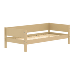 Single Bed with Safety Rail, 90x200 cm, Sand SINGLE_BED 200 flexa-com.myshopify.com