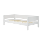 Single Bed with Safety Rail, 90x200 cm, White SINGLE_BED 200 flexa-com.myshopify.com