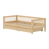 Single Bed with Storage, 90x200 cm, Pine SINGLE_BED 200 flexa-com.myshopify.com