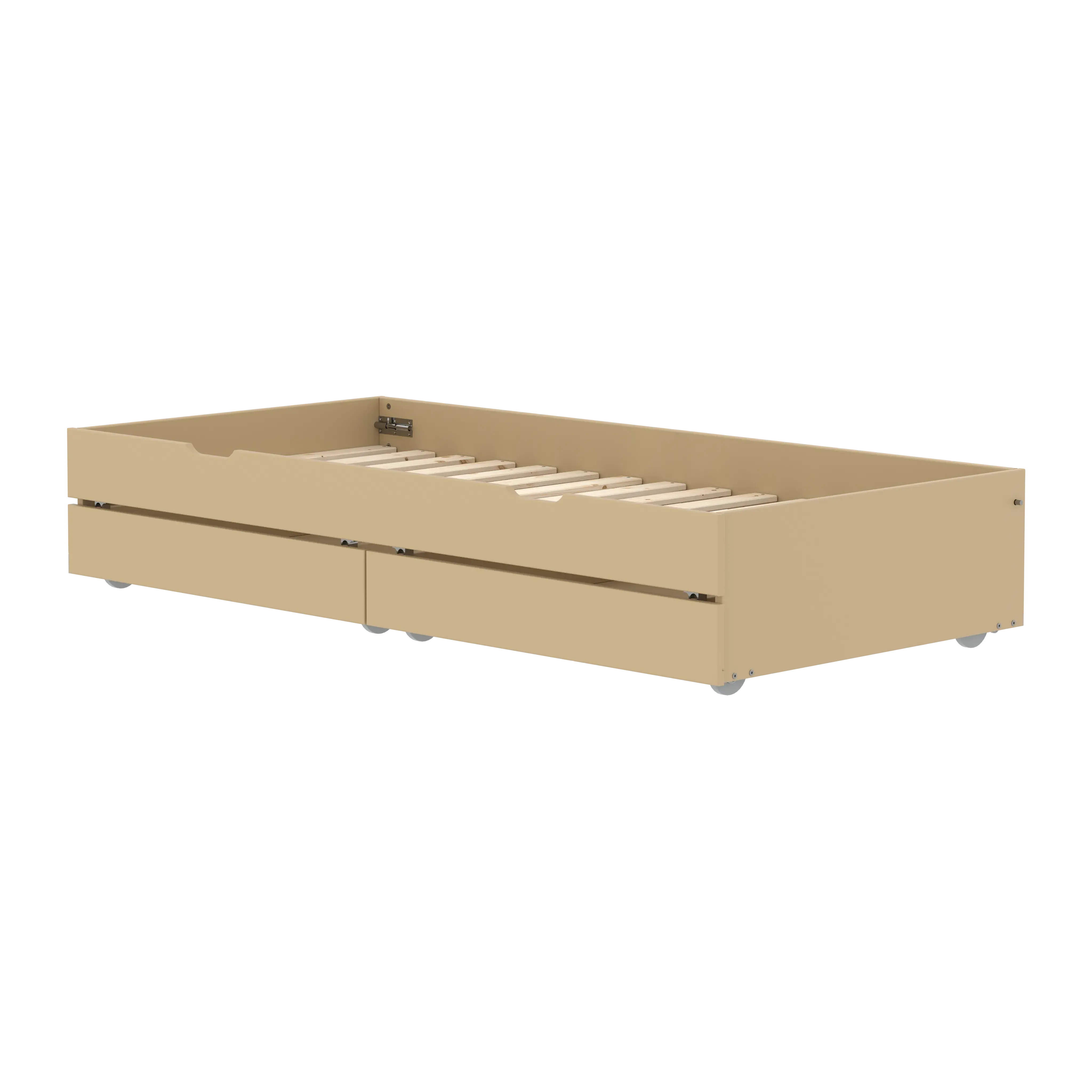 Trundle Pull-out Bed with 2 Drawers, 90x190 cm, Sand ACCESSORIES 90X190 flexa-com.myshopify.com
