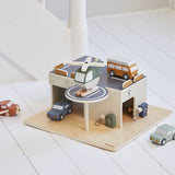 Wooden Parking Garage, Handpainted PLAY _badge_last_chance flexa-com.myshopify.com